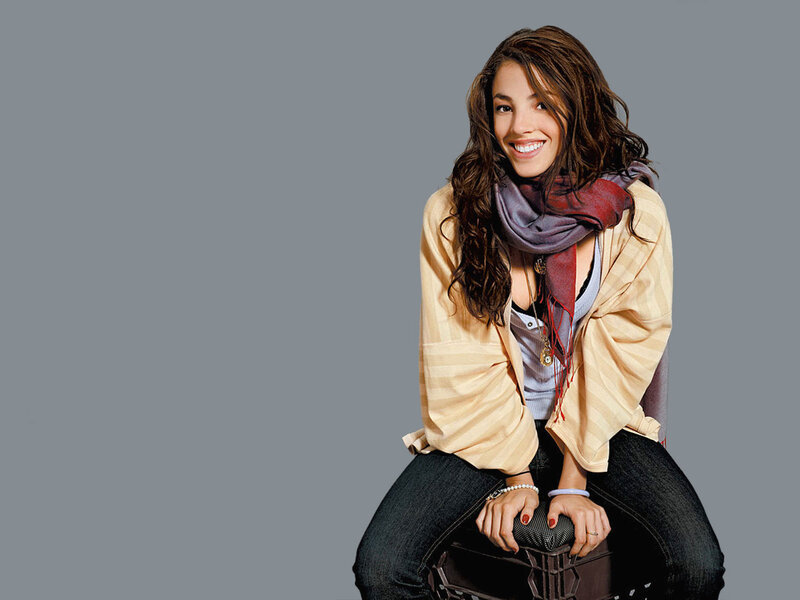 Woman with Scarf — Gray