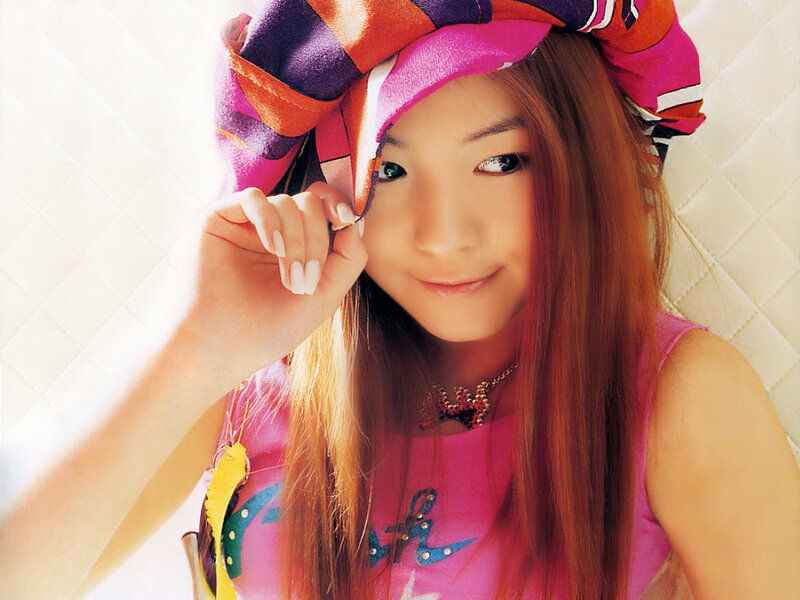 Woman with Scarf — Pink, Playful