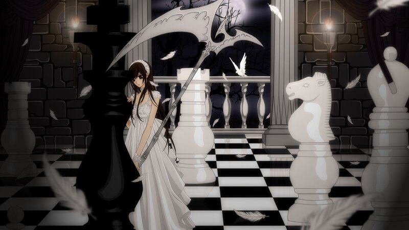 Woman with Scythe — Black