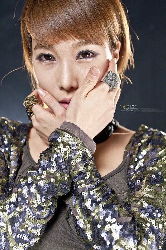 woman with sequined jacket