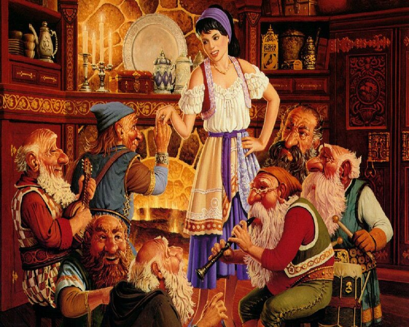 Woman with Seven Dwarfs