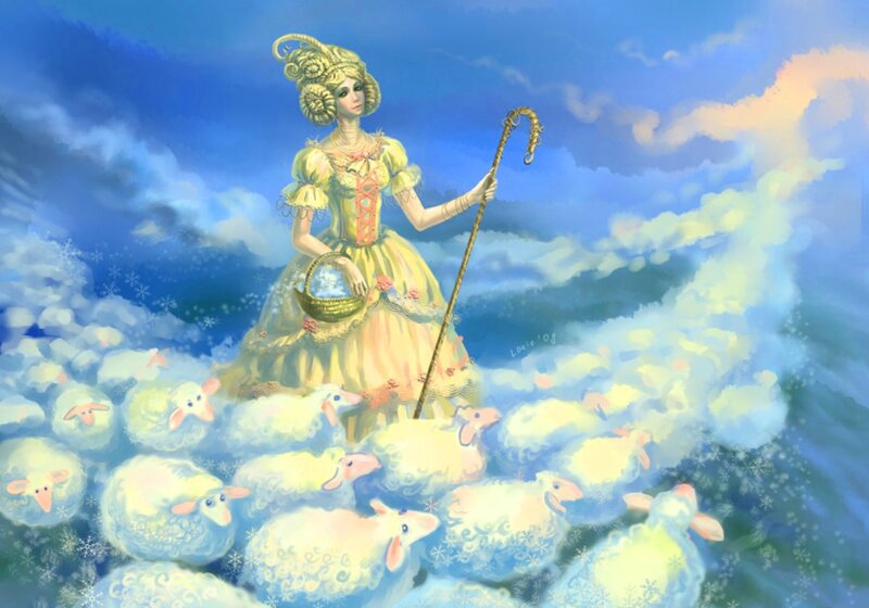 Woman with Sheep