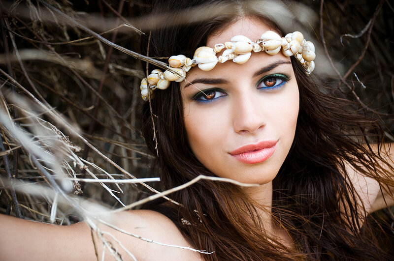 Woman with Shell Crown