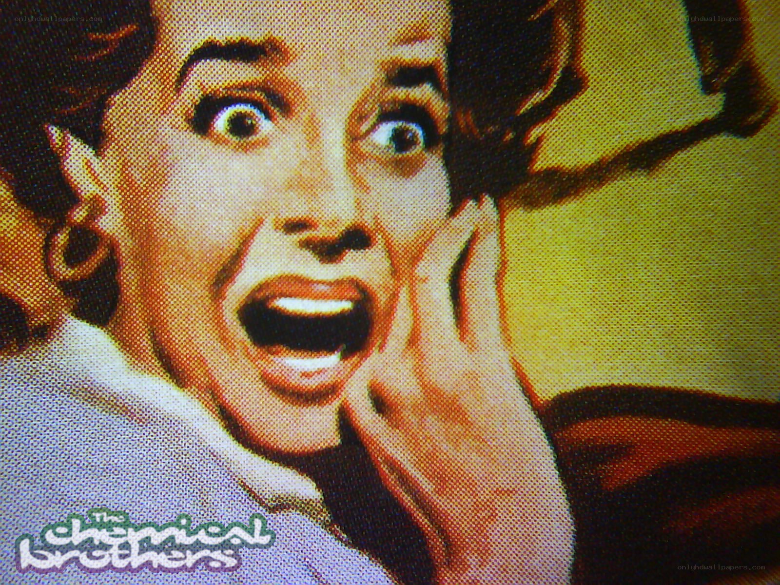 woman with shocked expression