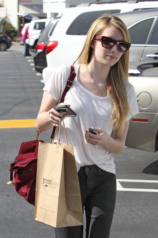 woman with shopping bag