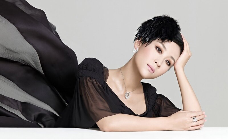 Woman with Short Black Hair — Dramatic