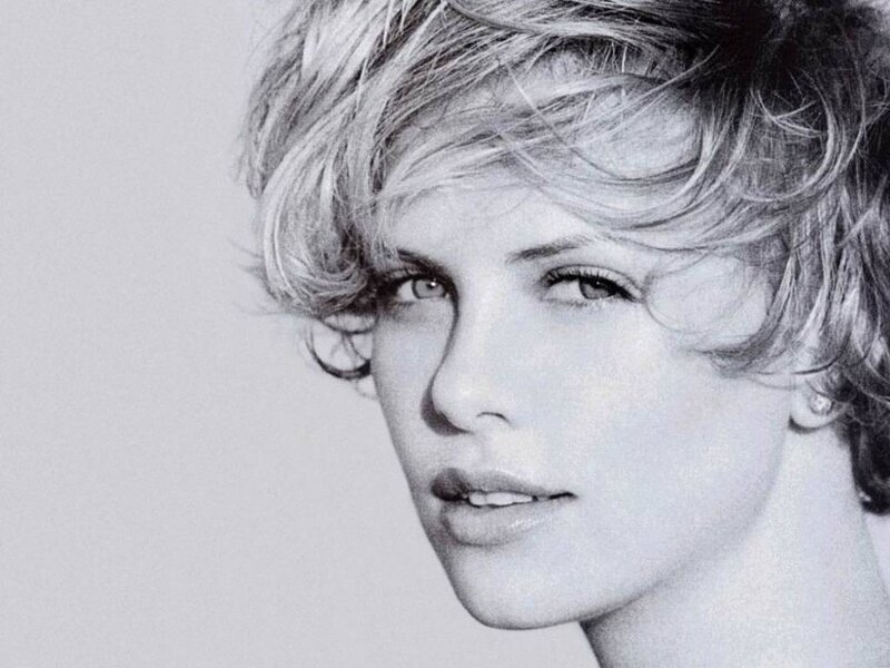 woman with short blonde hair