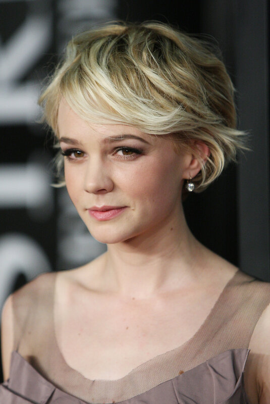 woman with short blonde hair