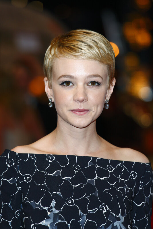 woman with short blonde hair
