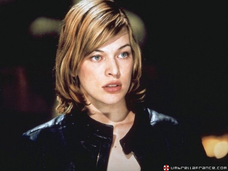 Woman with Short Blonde Hair — Black, Serious, Night