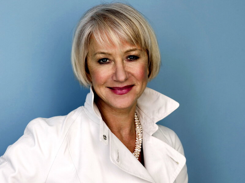Woman with Short Blonde Hair — Blue, Calm, Photograph