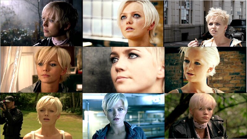Woman with Short Blonde Hair — Dramatic