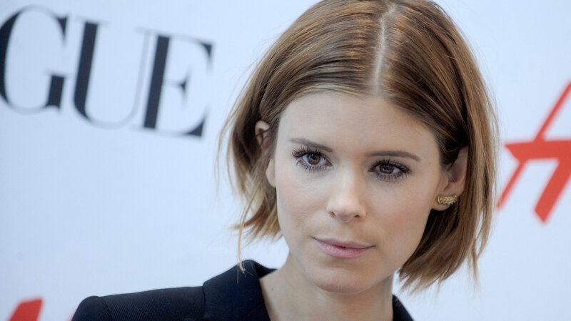 woman with short brown hair