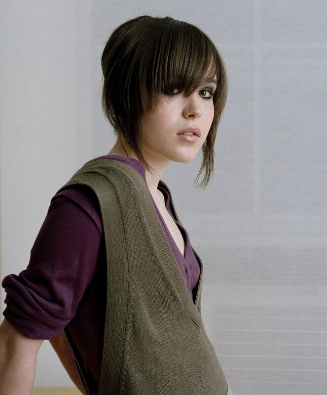 woman with short brown hair