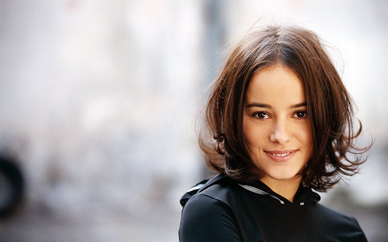 woman with short brown hair