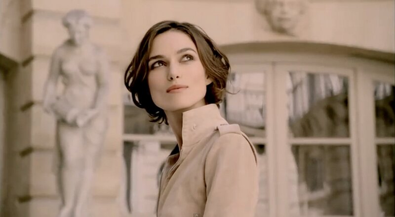 Woman with Short Brown Hair — Beige, Contemplative
