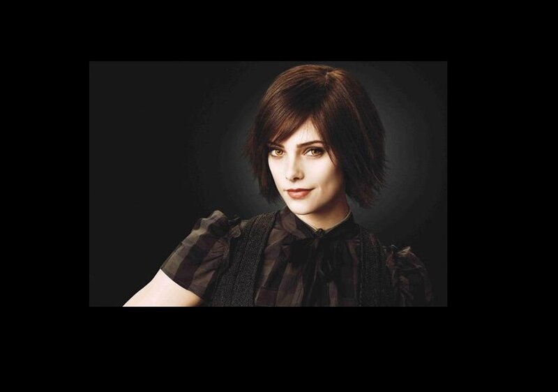 Woman with Short Brown Hair — Black, Dramatic