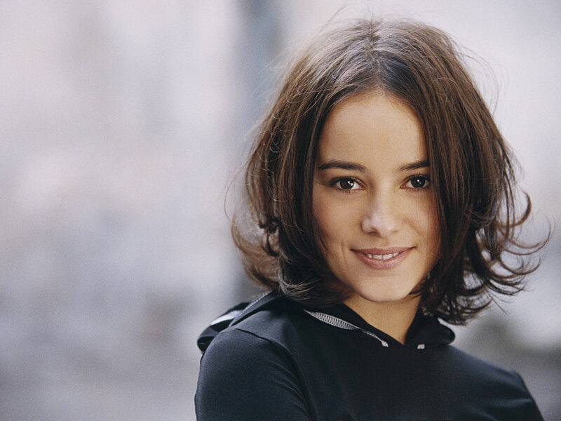 Woman with Short Brown Hair — Calm, Photograph