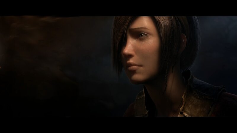 Woman with Short Brown Hair — Dramatic, Night