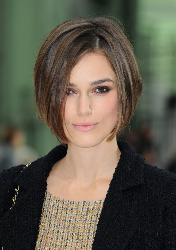 Woman with Short Brown Hair — Neutral, Photograph, Black Jacket