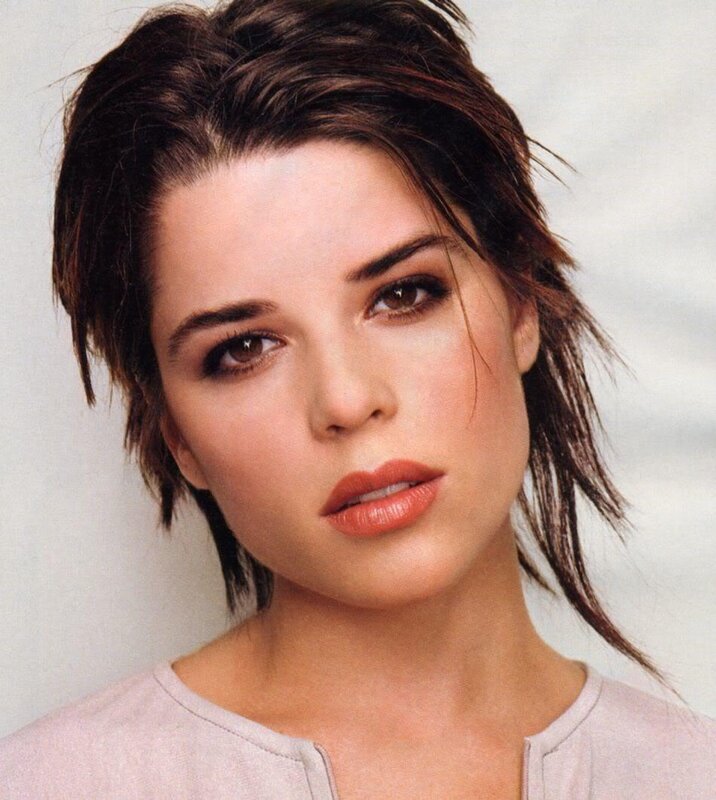 Woman with Short Brown Hair — Neutral, Photograph, Makeup