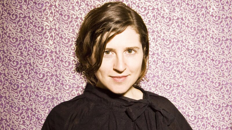 Woman with Short Brown Hair — Purple, Neutral