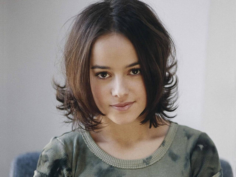 woman with short dark hair