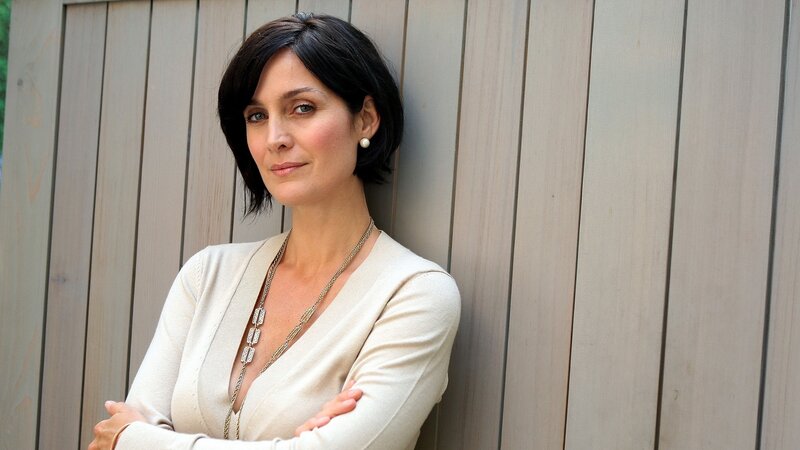 Woman with Short Dark Hair — Beige, Calm, Afternoon