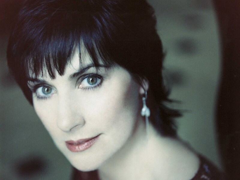 Woman with Short Dark Hair — Black, Calm