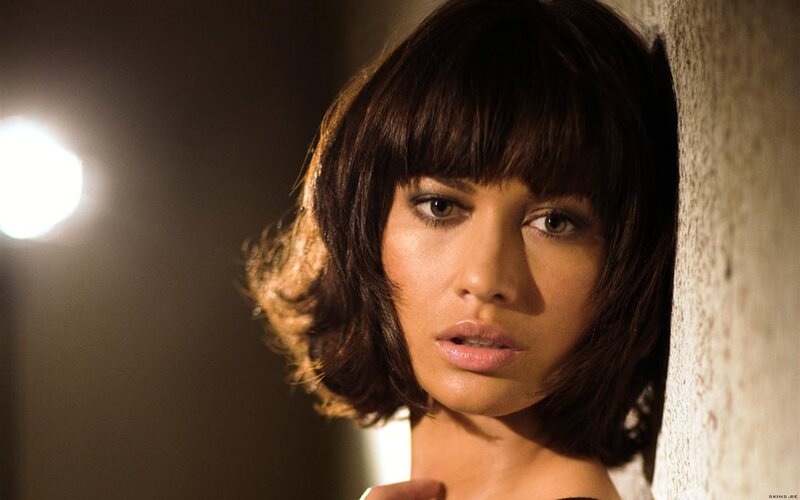 Woman with Short Dark Hair — Brown, Dramatic