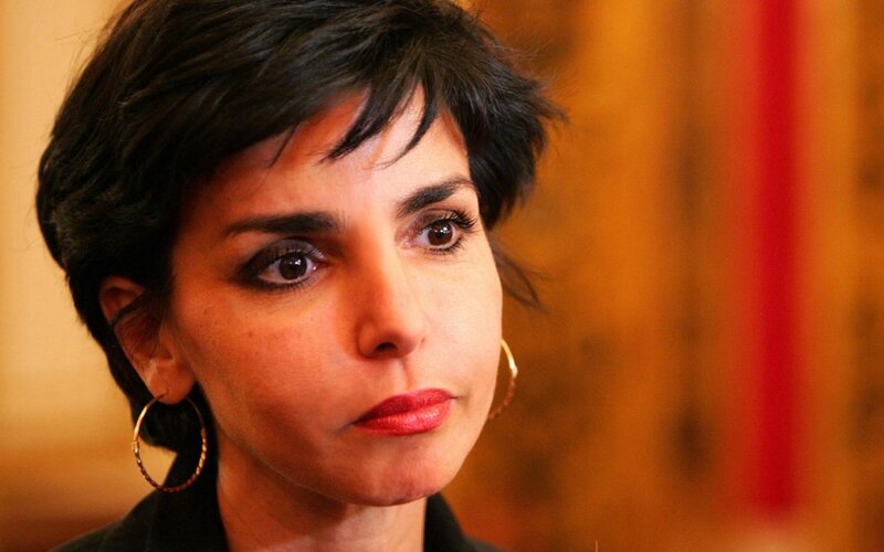 Woman with Short Dark Hair — Brown, Serious, Photograph
