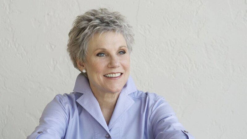 woman with short gray hair