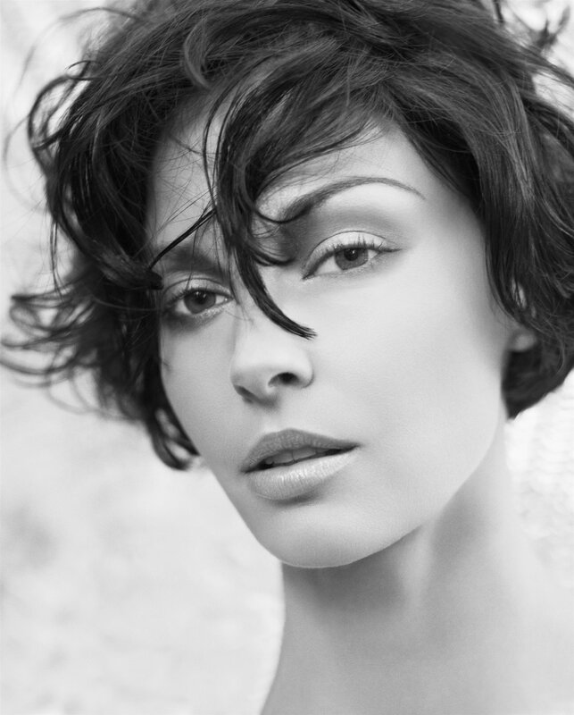 woman with short hair