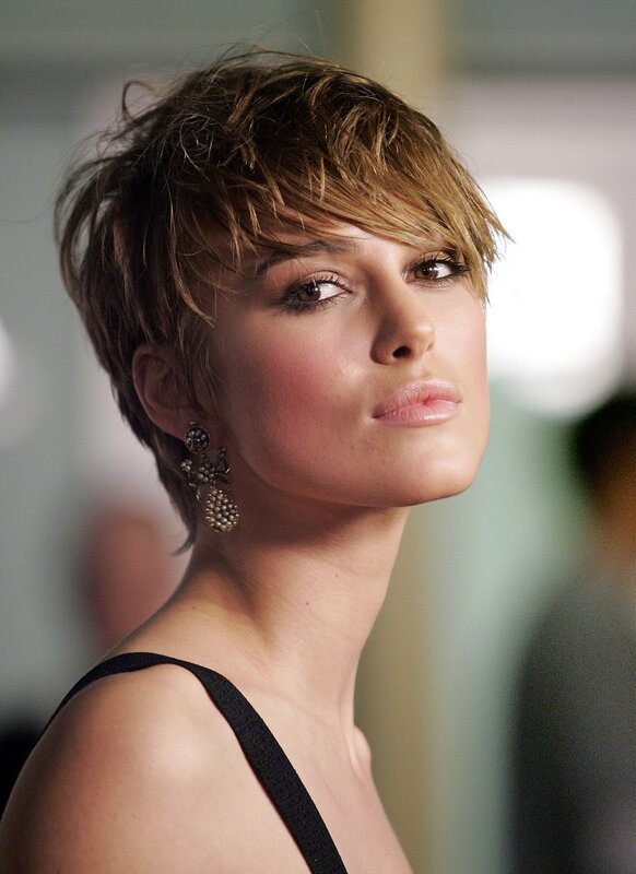 woman with short hair
