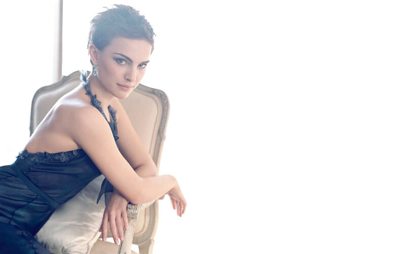 Woman with Short Hair — Black, Dramatic, Photograph, Chair