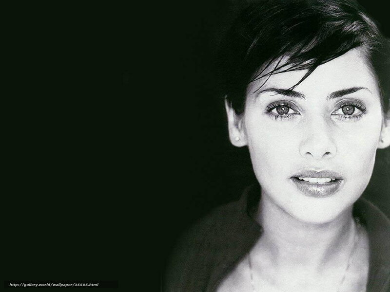 Woman with Short Hair — Black, Dramatic, Photograph, Earring, Necklace