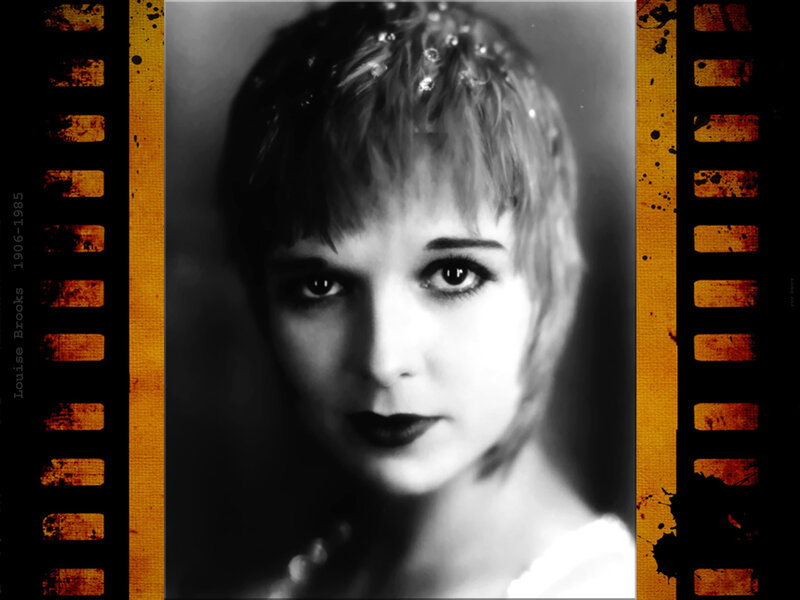 Woman with Short Hair — Black, Dramatic, Photograph, Film Strip