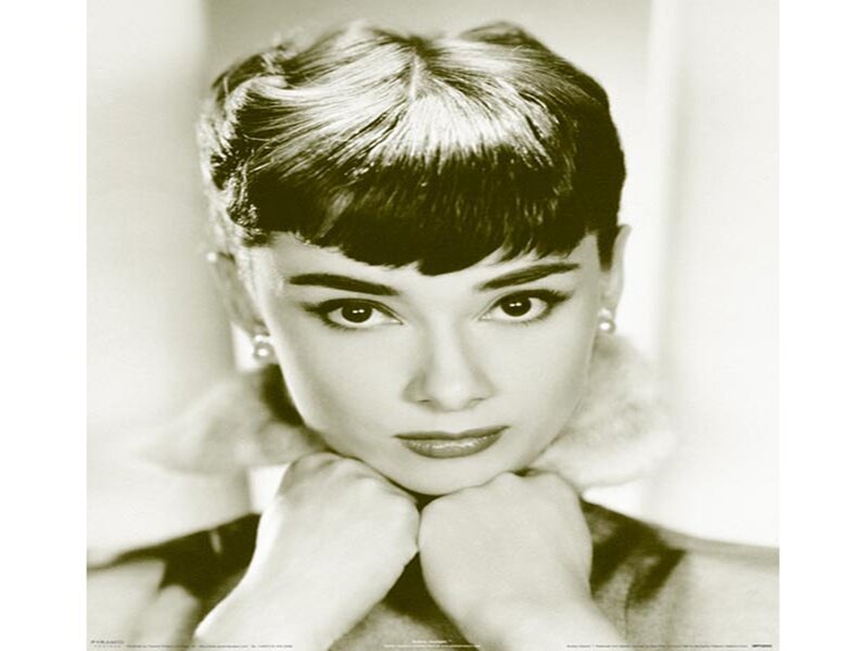 Woman with Short Hair — Black, Neutral, Photograph, Ears