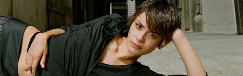 Woman with Short Hair — Black, Serious, Afternoon