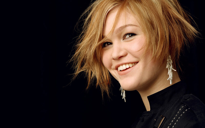 Woman with Short Hair — Black, Smiling, Photograph