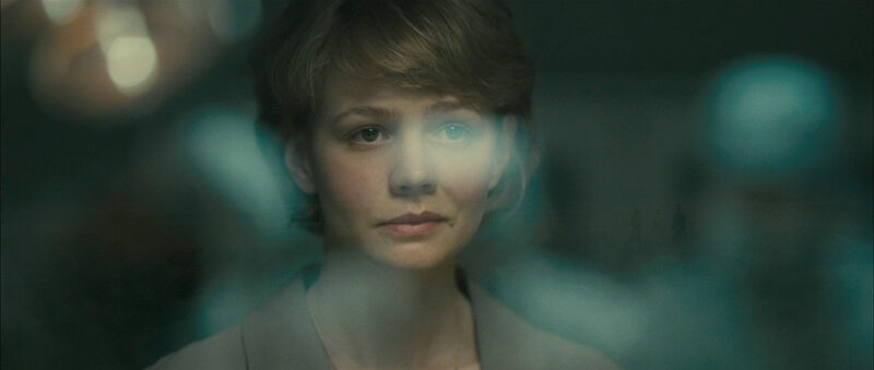 Woman with Short Hair — Green, Dramatic