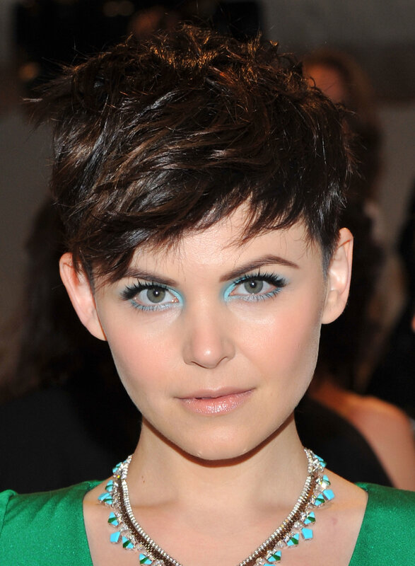 Woman with Short Hair — Green, Formal, Photograph