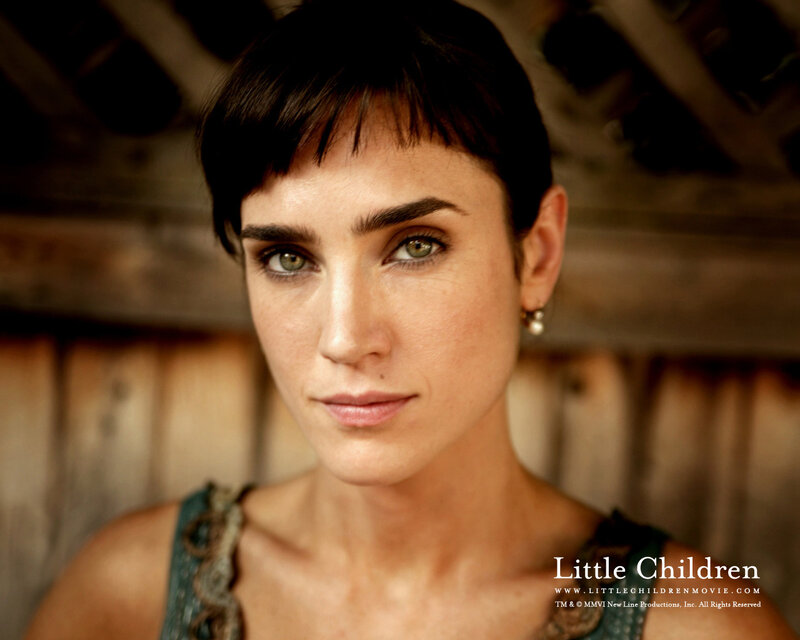 Woman with short hair in rustic setting