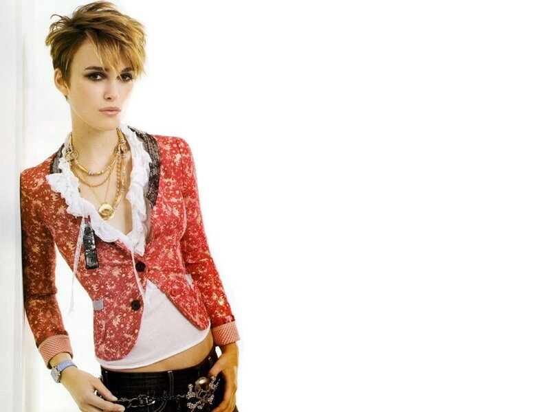 Woman with Short Hair — Red, Confident, Photograph, Jacket