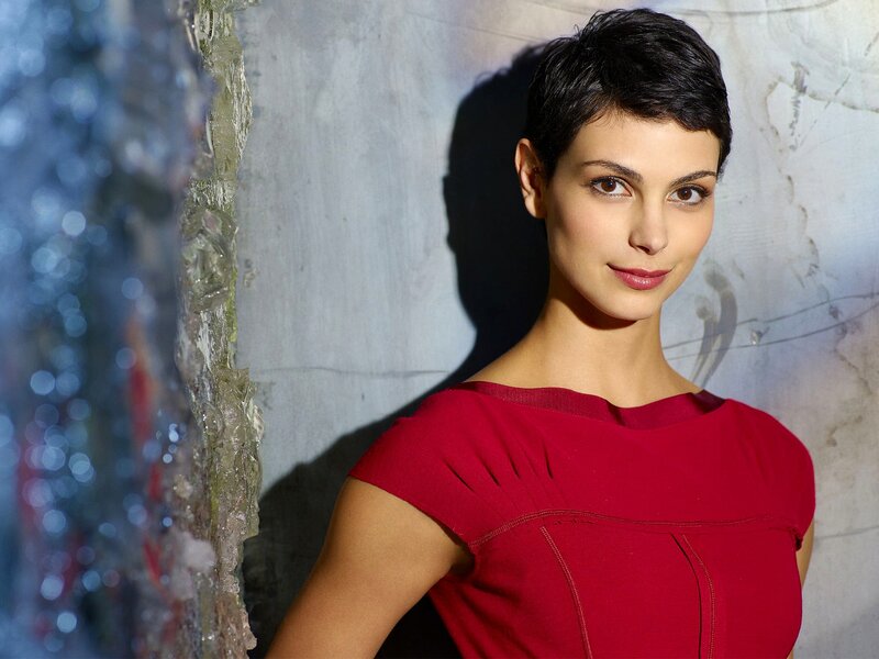 Woman with Short Hair — Red