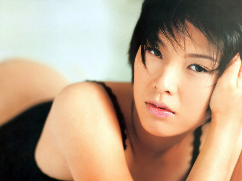 woman with short hair resting