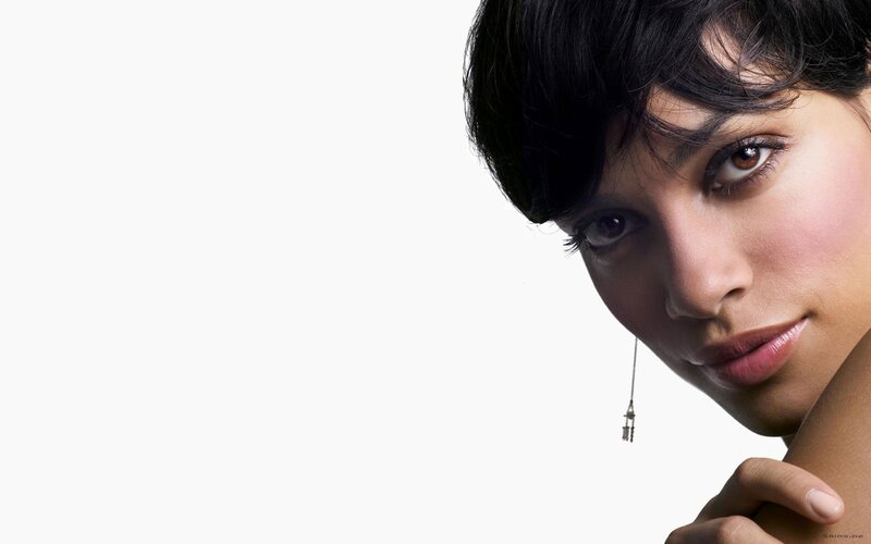 Woman with Short Hair — White, Neutral, Photograph, Earring, Hand