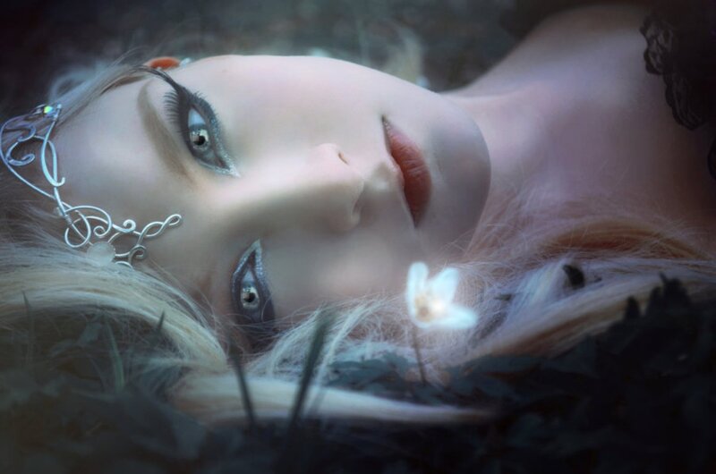 Woman with Silver Crown