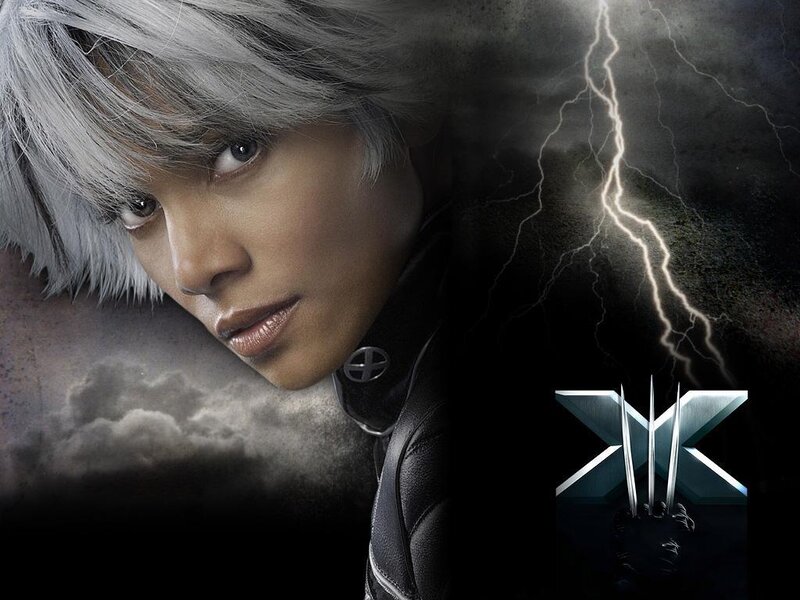 Woman with Silver Hair — Black, Dramatic, Night, Photograph