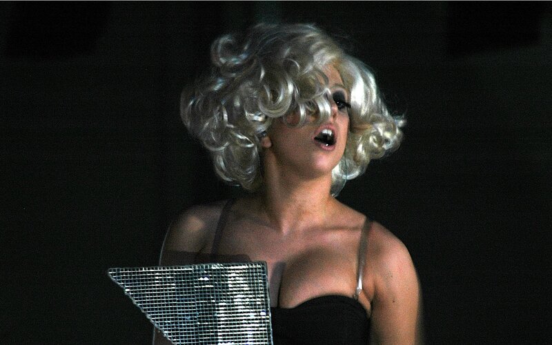 Woman with Silver Wig